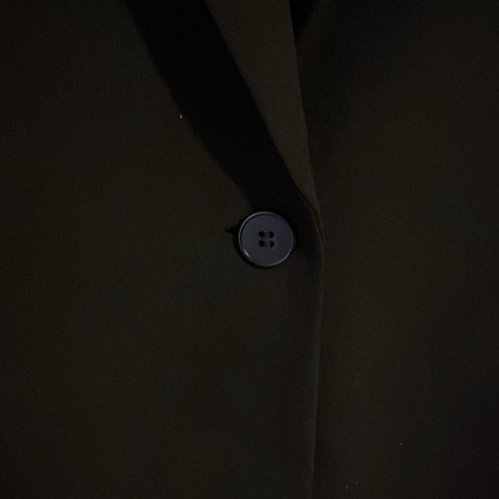 Amazon The Drop Black Single Button Long Blazer L… - image 2